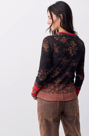 Easy Does It Printed Top | Black Combo | Free People