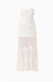 Lorina Sweetheart Gown in White by Elliatt