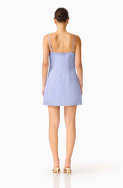 Lunelle Shift Mini Dress in Stone Blue by Elliatt