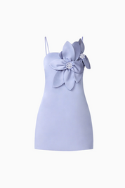 Lunelle Shift Mini Dress in Stone Blue by Elliatt
