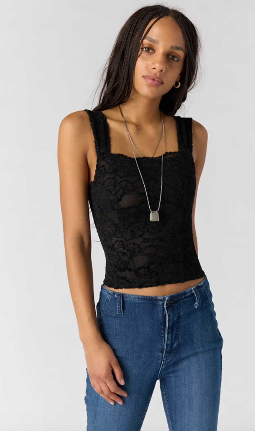 Pretty Little Secrets Corset | Black | Free People