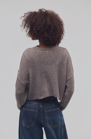 Ottilie SoftSpun Ribbed Knit Cardi | Espresso | Free People