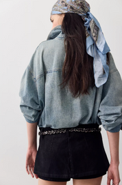 We The Free Gallivanting Vegan Suede Peekaboo Skort in Black
