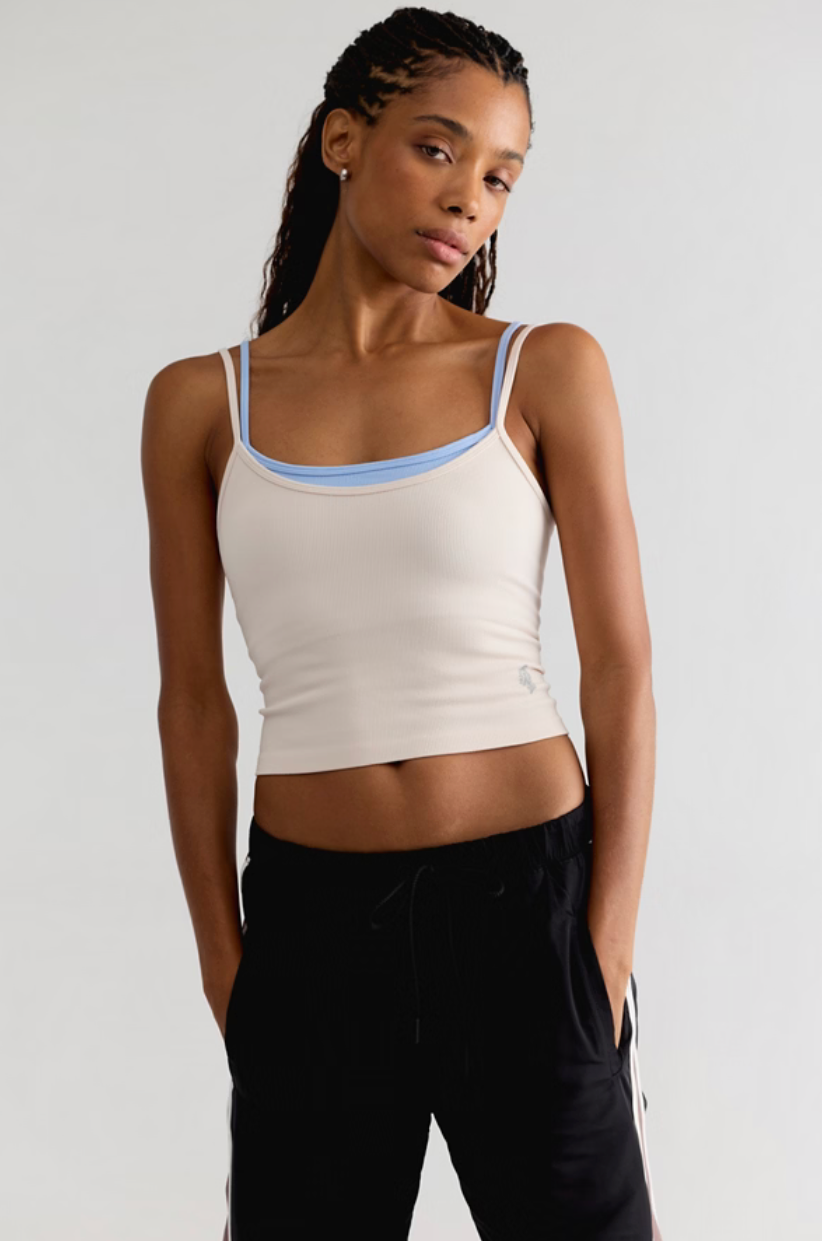All Clear Coastline Cami | Cream/Peri | FP Movement
