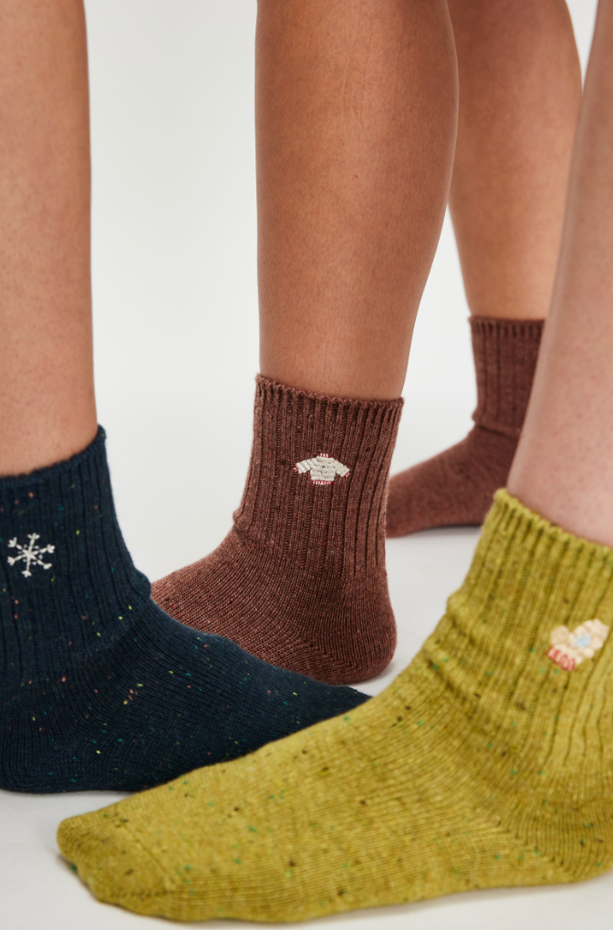 Holiday Heritage Sock Pack | Blue | Free People
