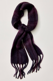 Highland Plaid Skinny Scarf | Berry Combo | Free People