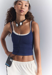 All Clear Coastline Cami | True Navy/ Cream | FP Movement