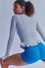 Flowstate Long Sleeve Layer | Heather Grey | Free People Movement