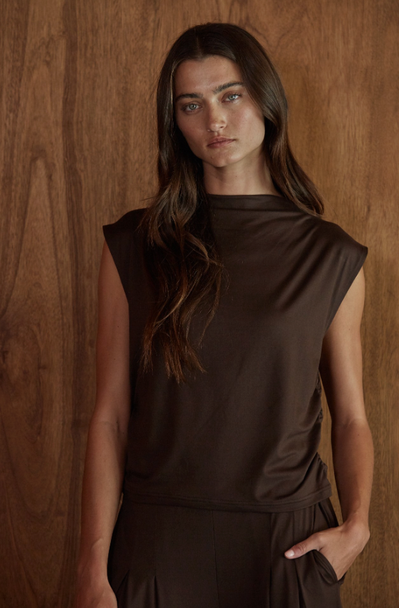 Nolita Sleeveless Top Chocolate