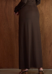 Midtown Maxi Skirt Chocolate