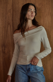 Terhune Off The Shoulder Top Natural