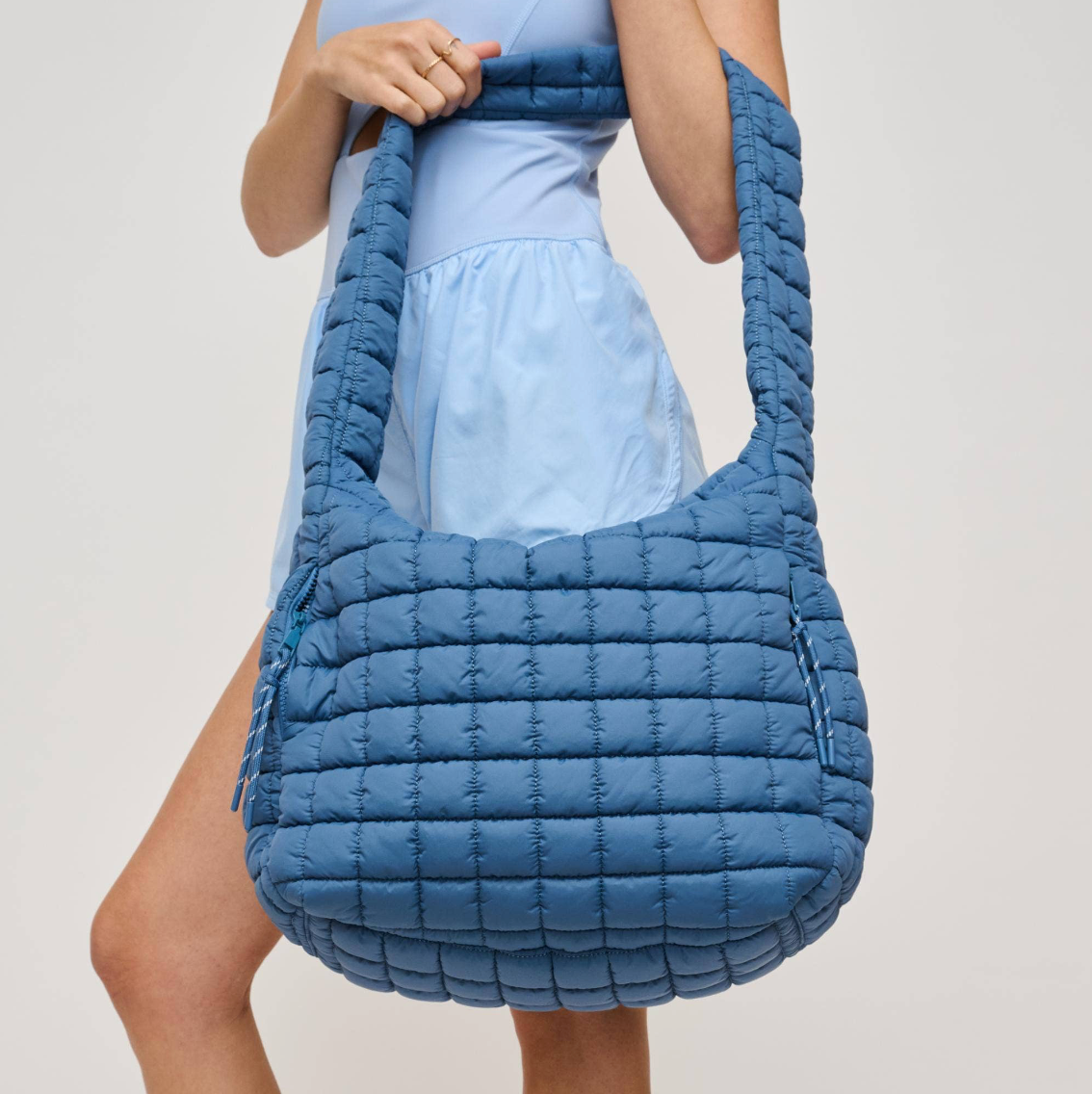 Leda Quilted Nylon Puffer Hobo