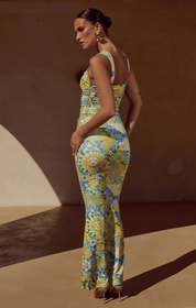 VIVIAN MAXI DRESS - ANACAPRI LEMON