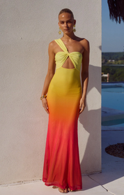 KYREE MAXI DRESS - MIMOSA OMBRE