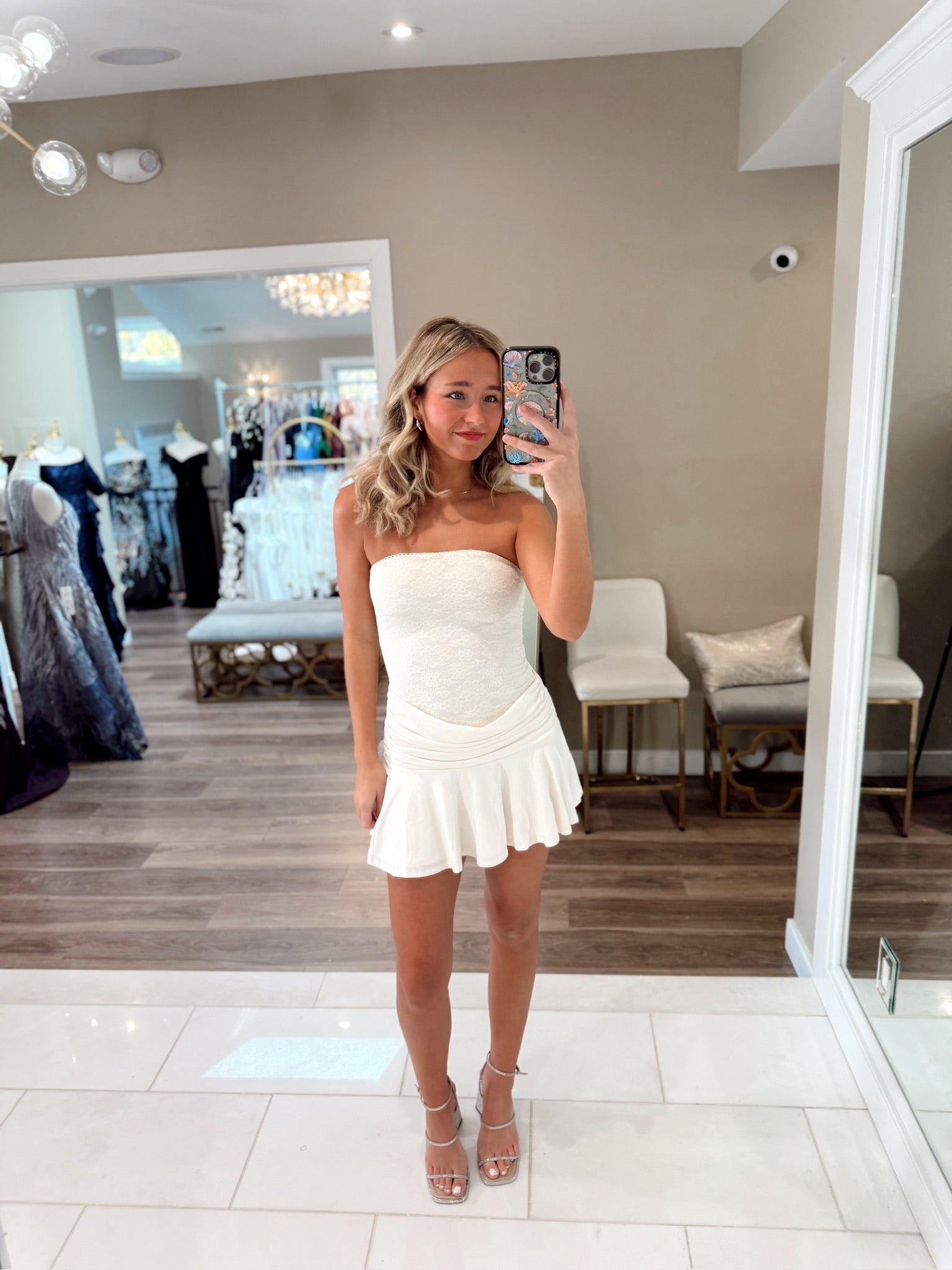 Call Me Up Lace Mini Cream