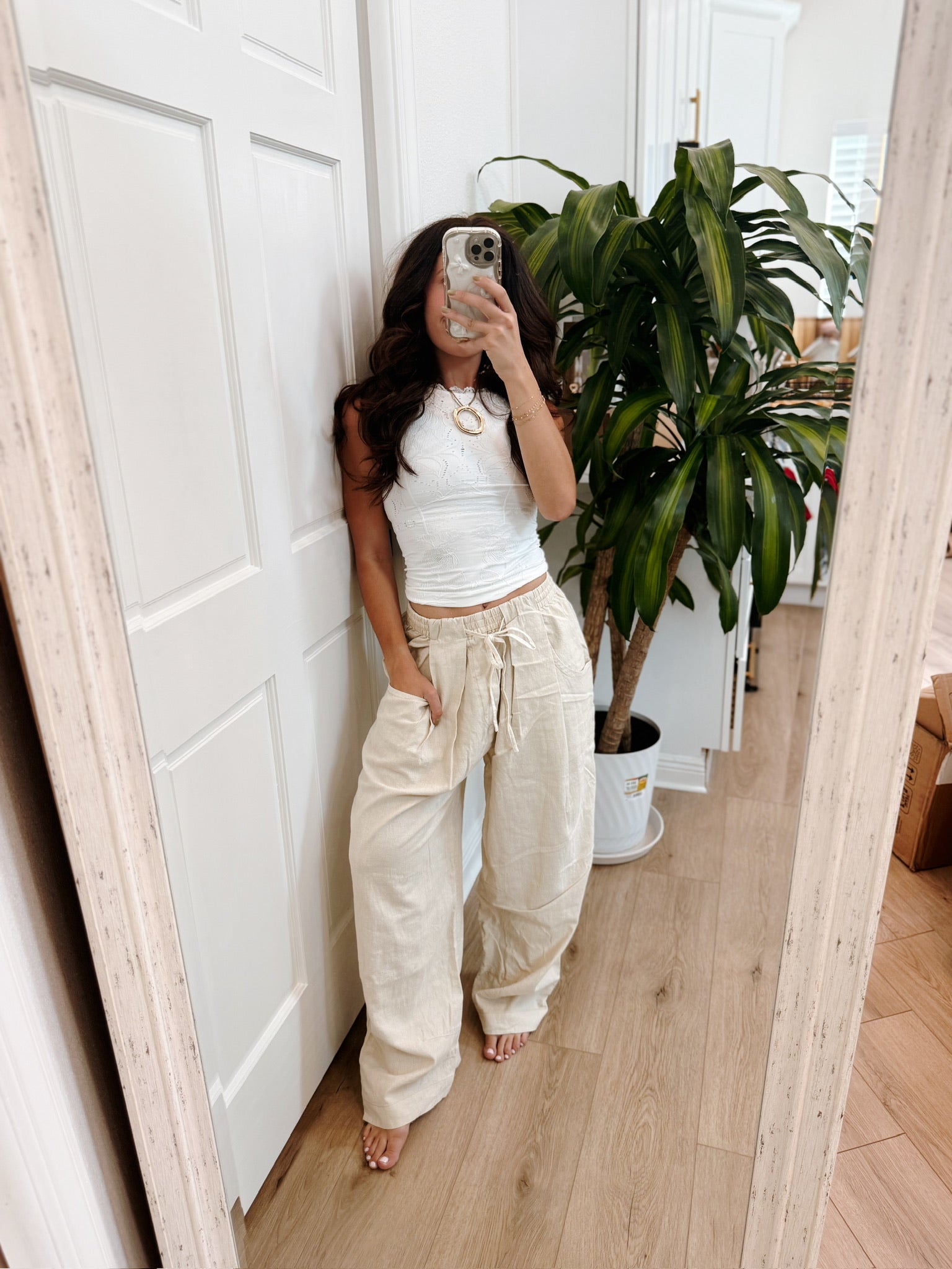 Chambers Laidback Pull-On Pant Summer Sand | Free People