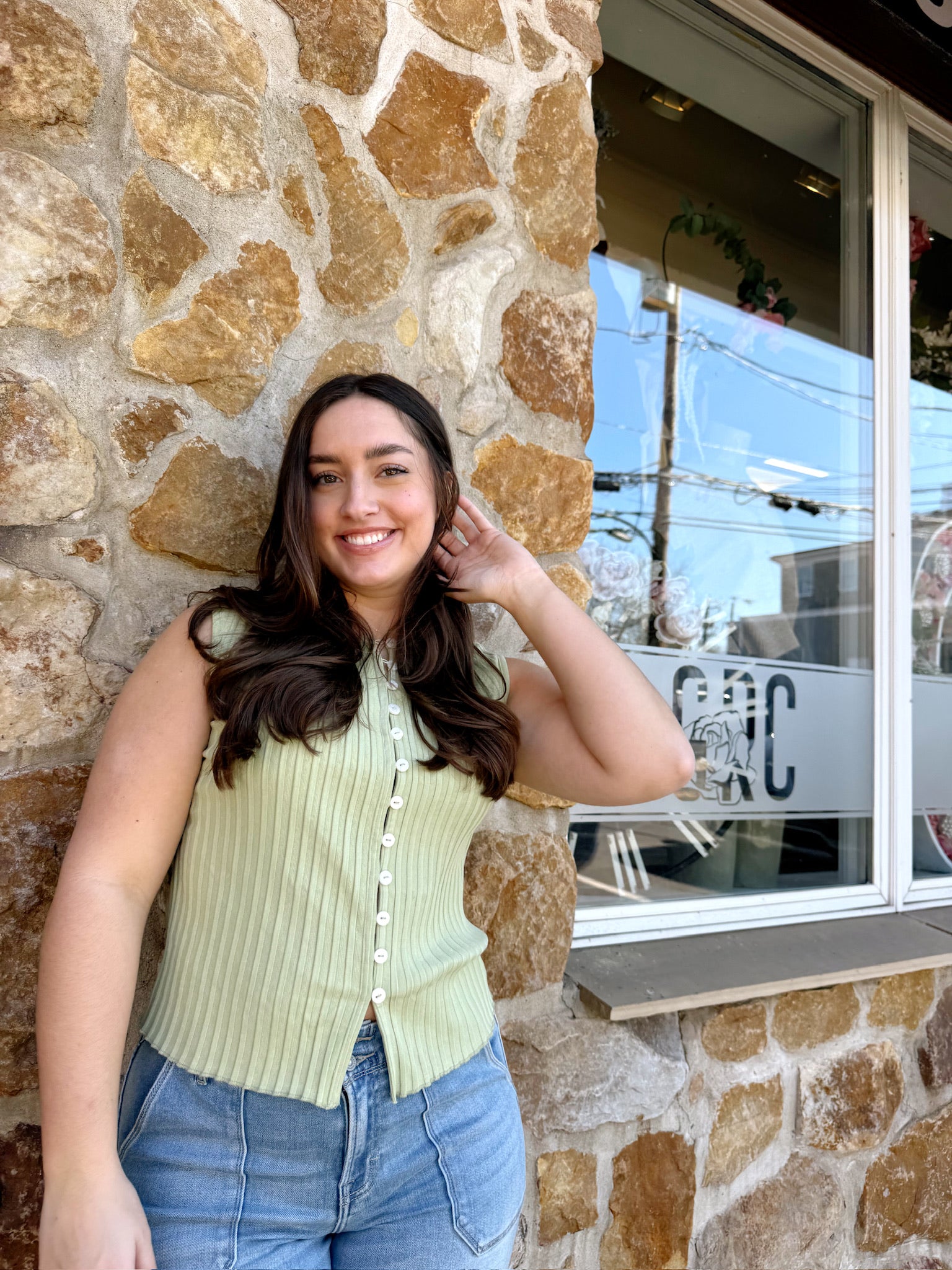 Tilly Vest Mellow Weeping Willow FP