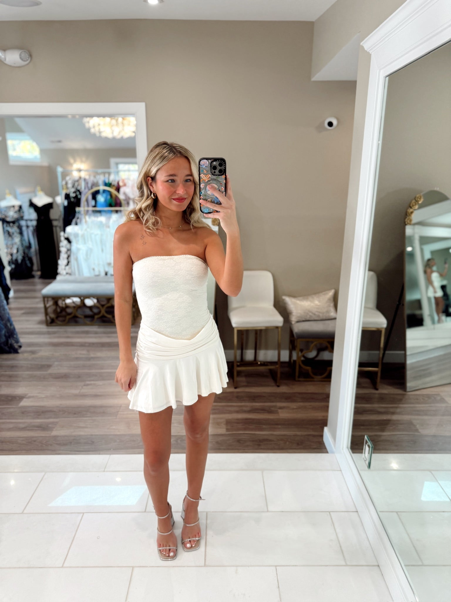 Call Me Up Lace Mini Cream