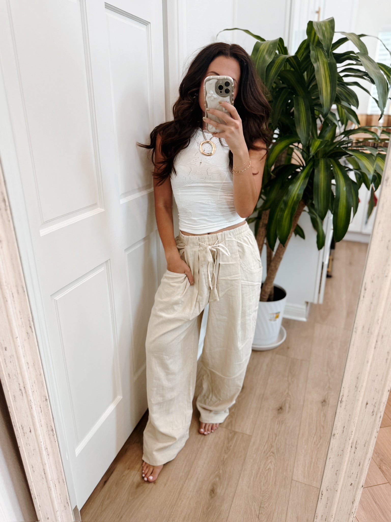 Chambers Laidback Pull-On Pant Summer Sand | Free People