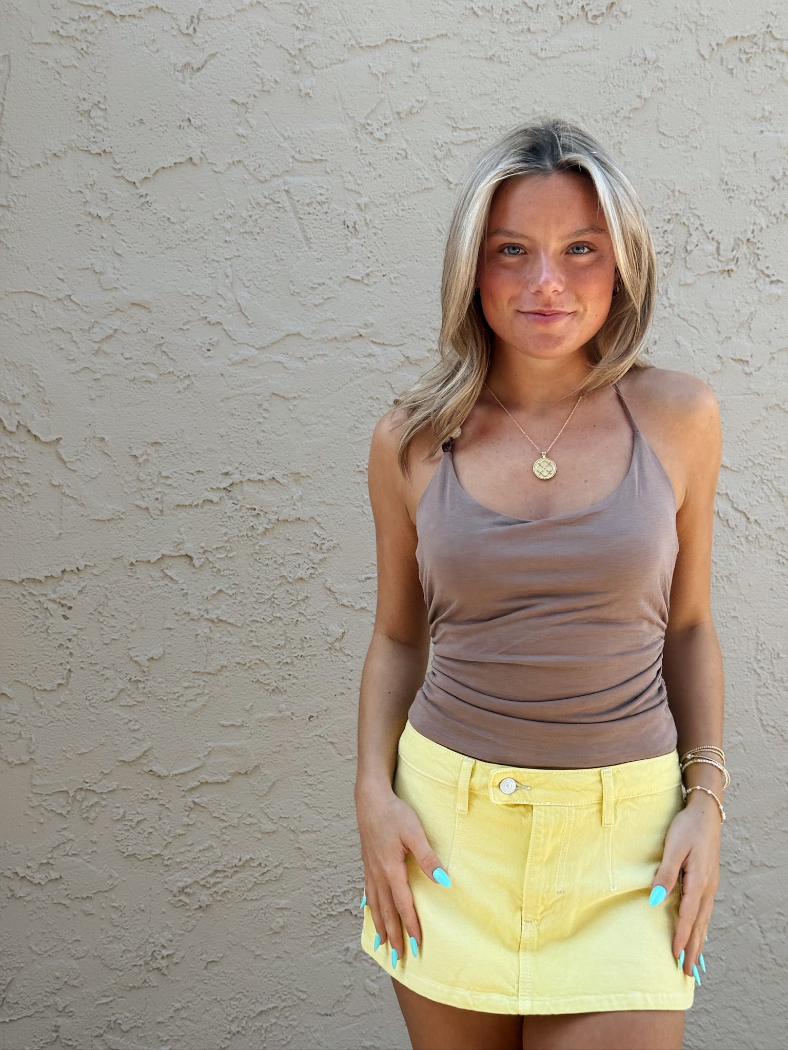 Toni Beaded Tank | Brownie | Free People
