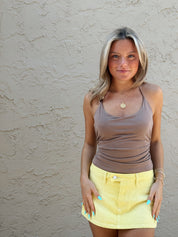 Toni Beaded Tank | Brownie | Free People