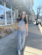 Grover Striped Set Grey Blue