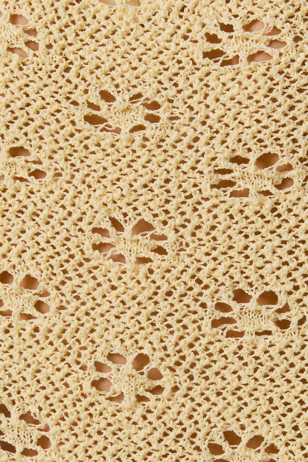 Flower Child Poncho Light Yellow