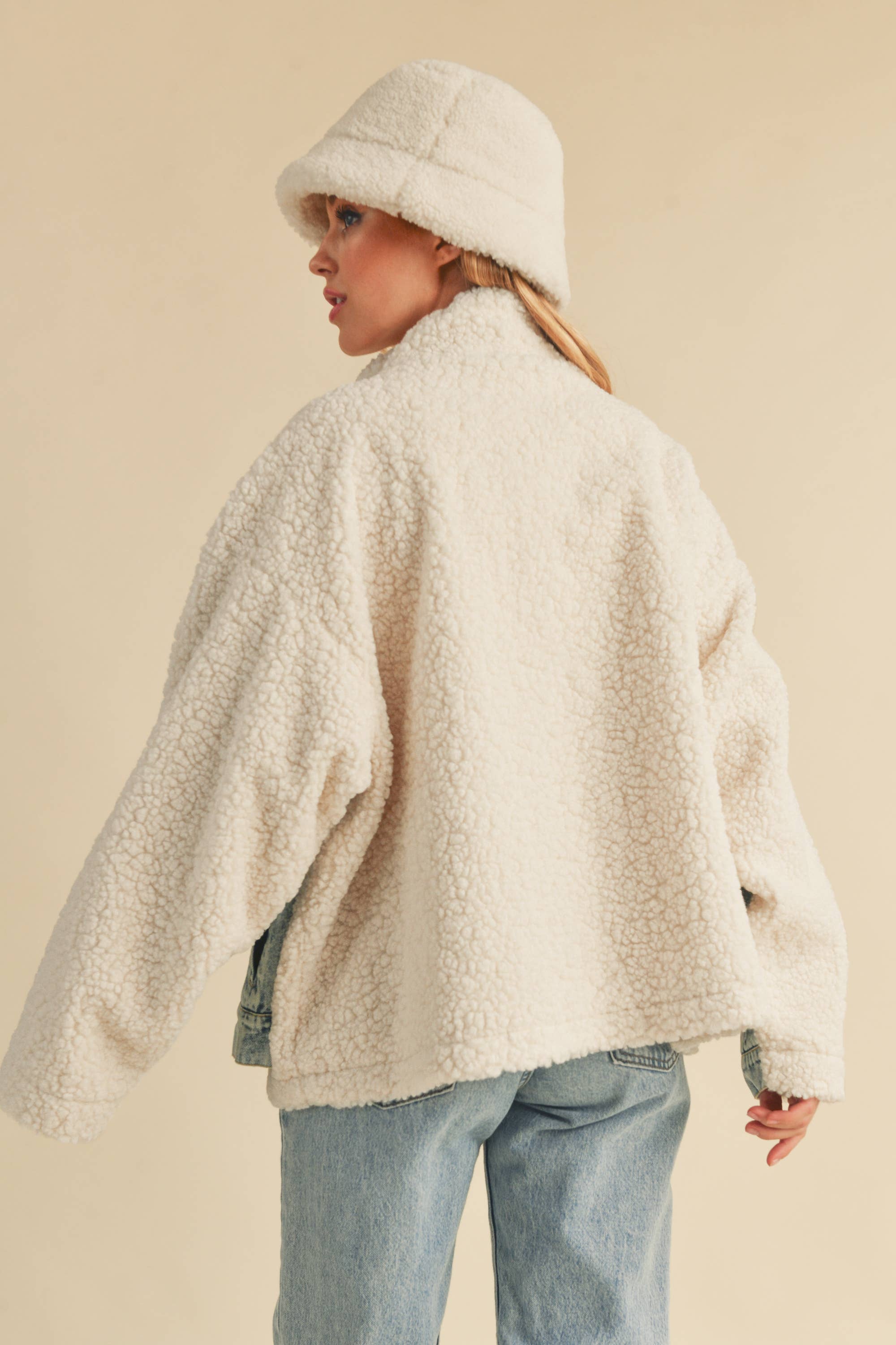 Aspen Denim Sherpa Jacket