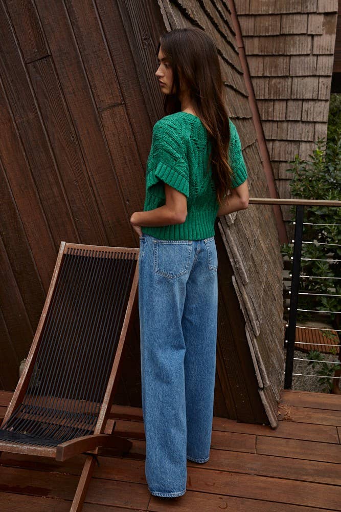 Wisteria Sweater Dark Green