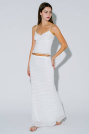 Needy Set White Lace