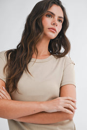 Everyday Oversized Tee Oat