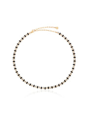 Marquise Necklace: Clear Crystal with 18k Gold Plating