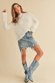 Shilo Sweater White Knit
