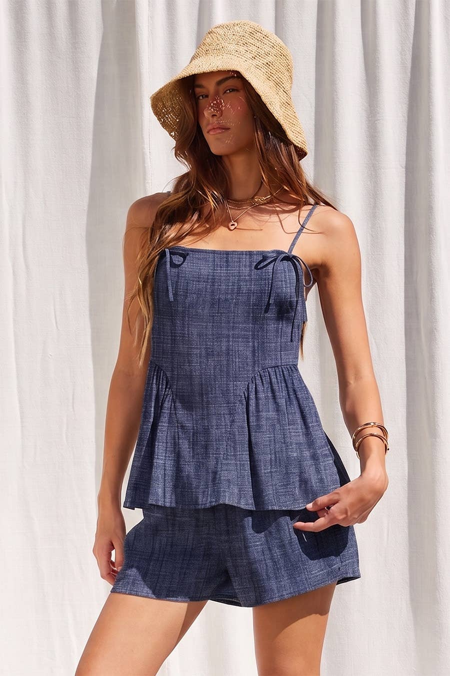 Maddox Matching Set Denim