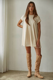 Forever My Babydoll Dress Cream