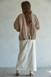 Tahoe Quilted Coat Rose Taupe