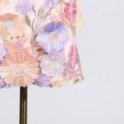 Floral Embroidery Two Piece Multi-Colored