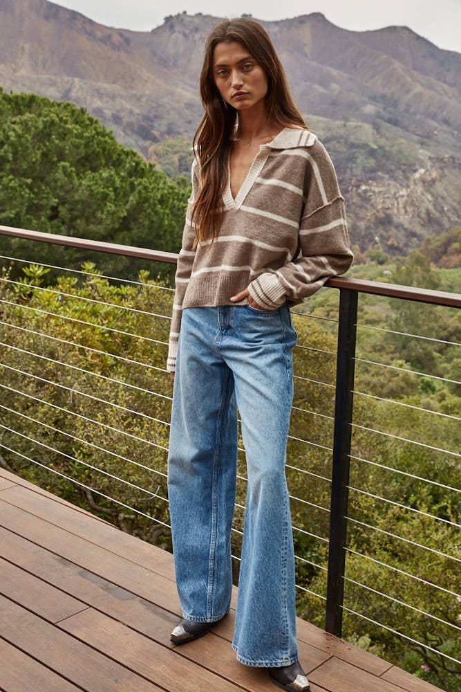 Mountain Sound Sweater Mocha Oatmeal