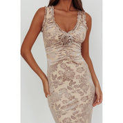 Crushing Hearts Crushed Velvet Maxi