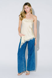 Livia Lace Top Light Yellow