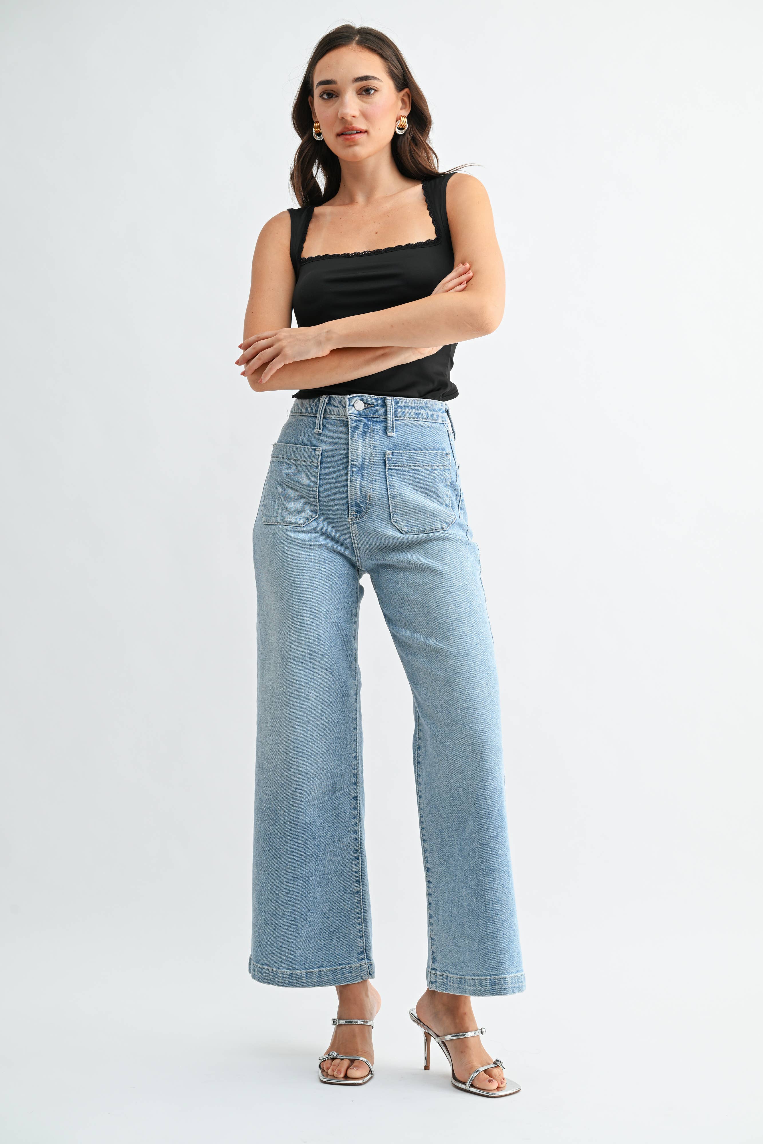 JBD Patch Pocket Wide Leg