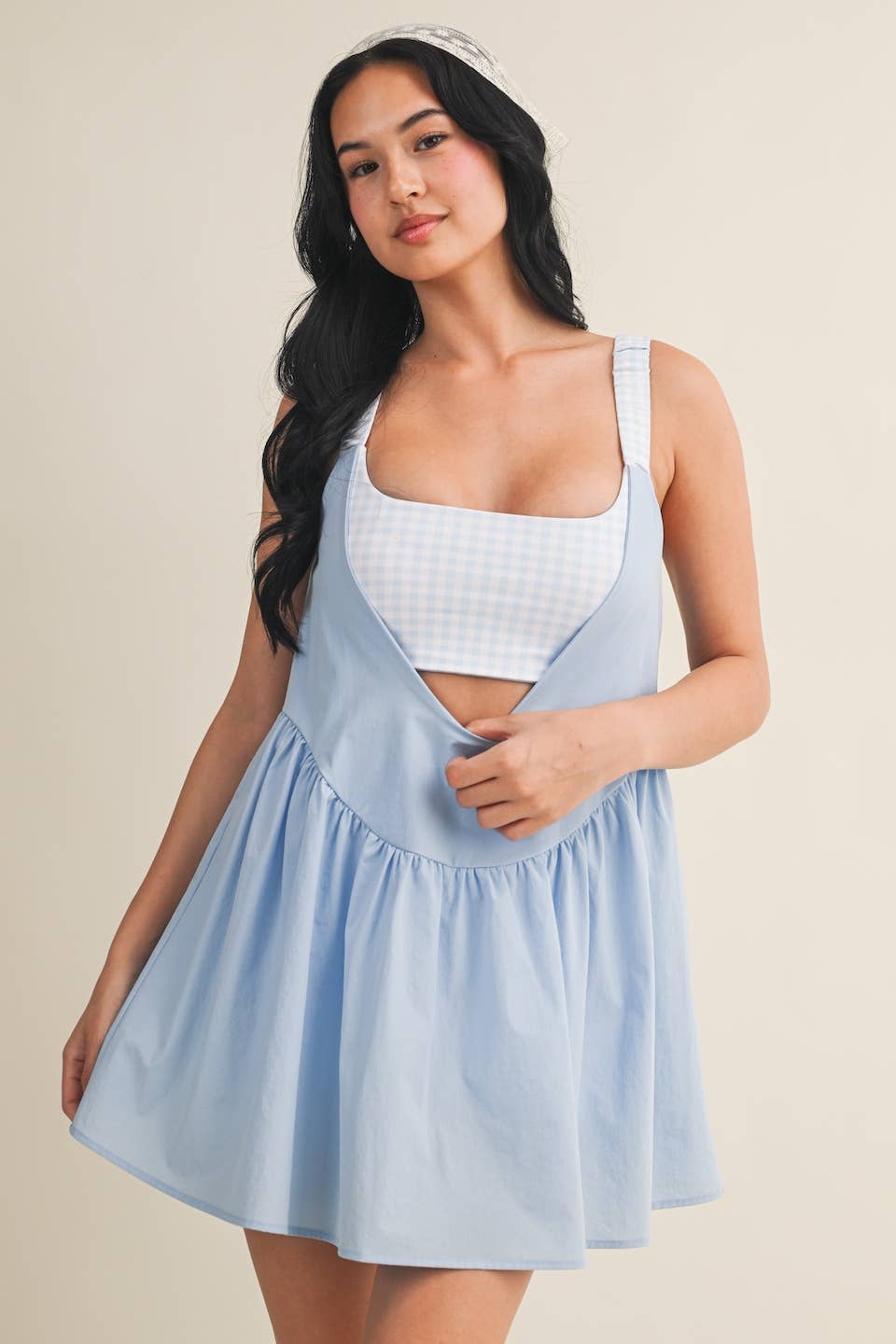 Mayfair Gingham Mini Blue