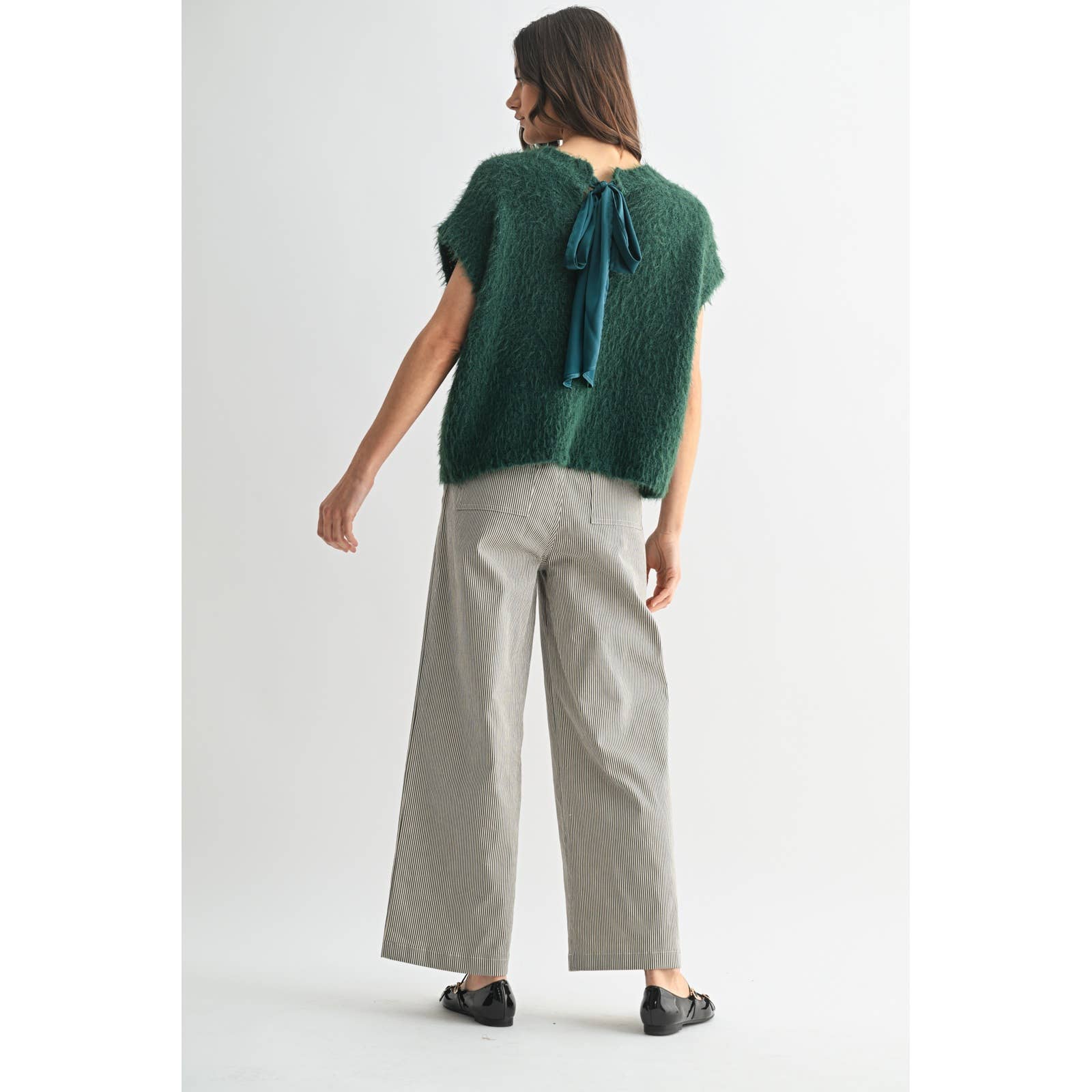 Mohair Sweater Vest Marsala