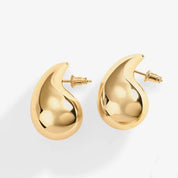 Teardrop Waterdrop Earrings 18k Gold filled- Silver filled: Large Gold Filled
