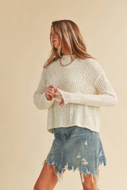 Shilo Sweater White Knit