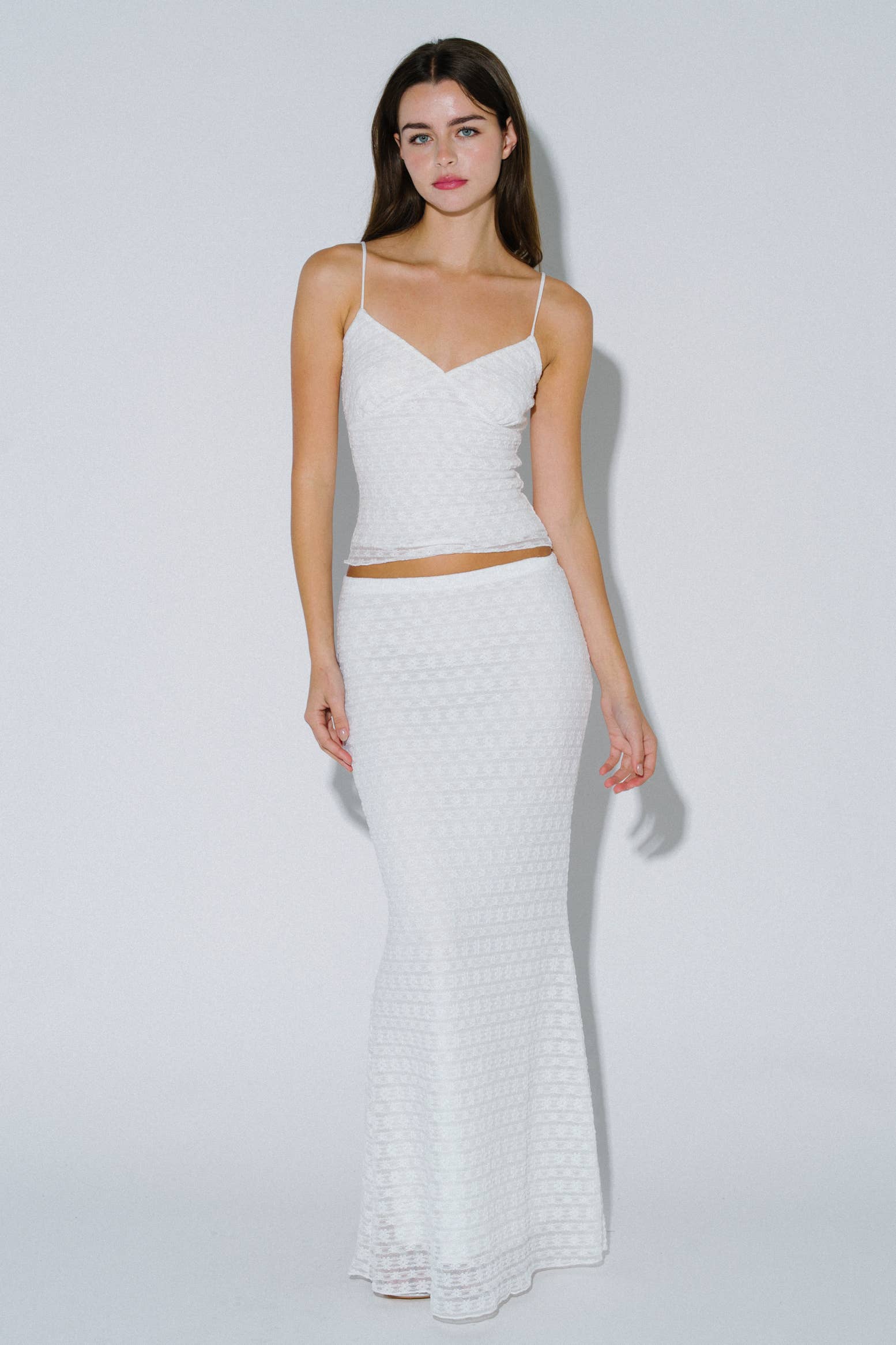 Needy Set White Lace