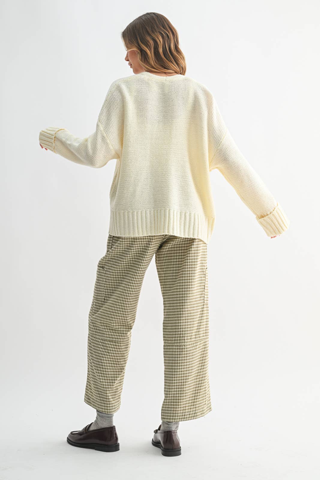 Lightweight Knit Cardigan Sweater