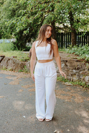 Isabella Pants White