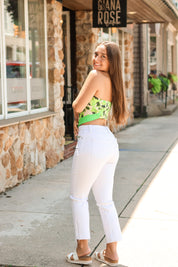 Brandy Bandana Top Lime