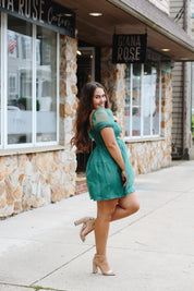 Tink Dress Emerald Green